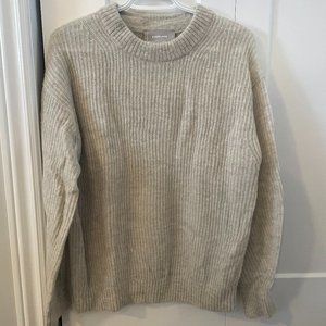 Everlane Knit Alpaca Sweater Sand Colour - Size Small